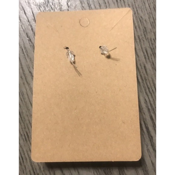 Pink Cupid Glitter Faux Leather Teardrop Double Layer Earrings Valentine’s Day - Picture 2 of 2